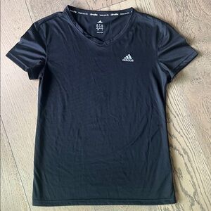 Adidas Black Short Sleeve Climalite Performance Tee. Size small.